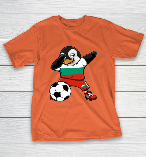 Dabbing Penguin Bulgaria Soccer Fans Jersey Football Lovers Long Sleeve T-Shirt 3