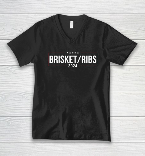 Brisket Ribs 2024 V-Neck T-Shirt