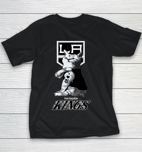 NHL My Cat Loves Los Angeles Kings Hockey Youth T-Shirt