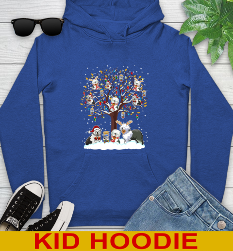 Old english Sheep dog dog pet lover light christmas tree shirt 137