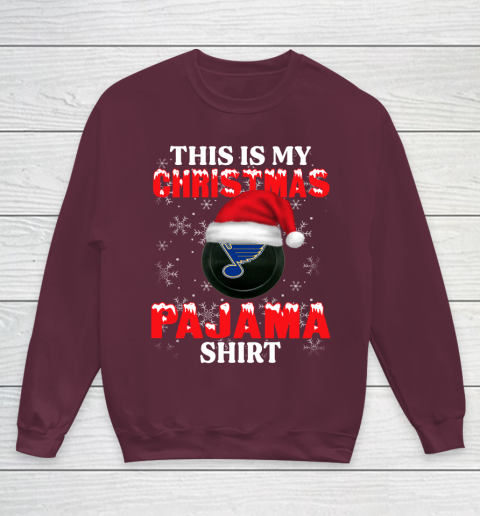 St.Louis Blues This Is My Christmas Pajama Shirt NHL Youth Sweatshirt 4