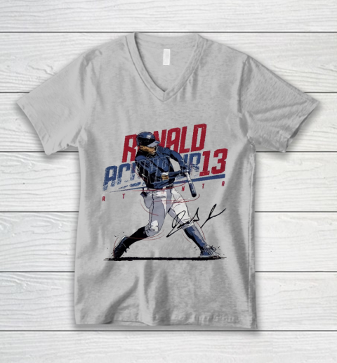 Ronald Acuna Jr 13 V-Neck T-Shirt 3