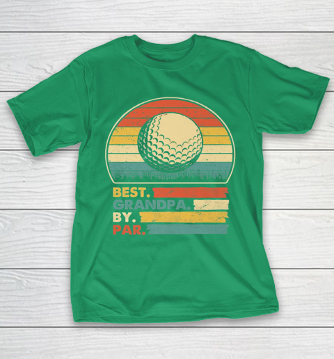 Grandpa Funny Gift Apparel  Best Grandpa By Par Vintage Retro Golf NK T-Shirt 5