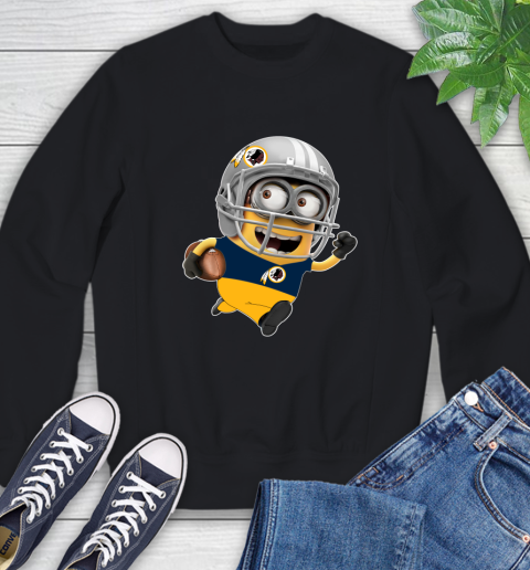 NFL Washington Redskins Minions Disney Football Sports Sweatshirt 2