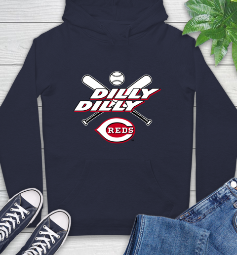 MLB Cincinnati Reds Dilly Dilly Baseball Sports Hoodie 4