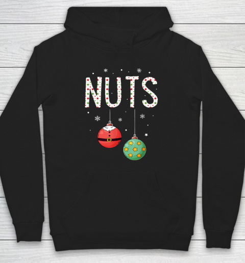 Chest Nuts Matching Christmas Funny Couples Hoodie
