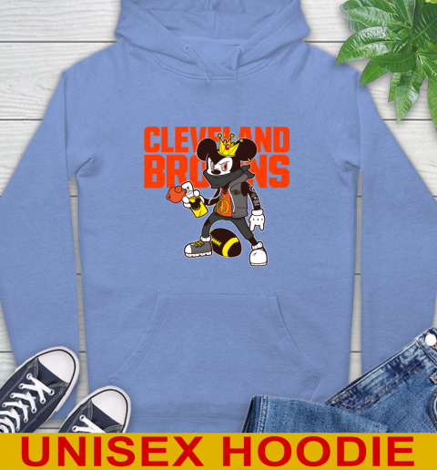 Cleveland Browns NFL Football Mickey Peace Sign Sports Hoodie 11