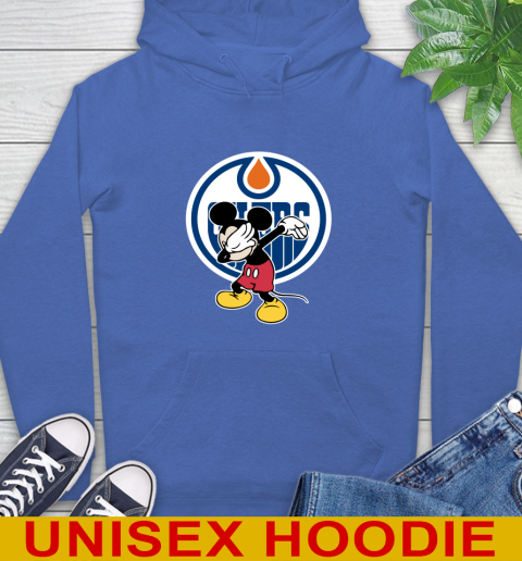 Edmonton Oilers NHL Hockey Dabbing Mickey Disney Sports Hoodie 9