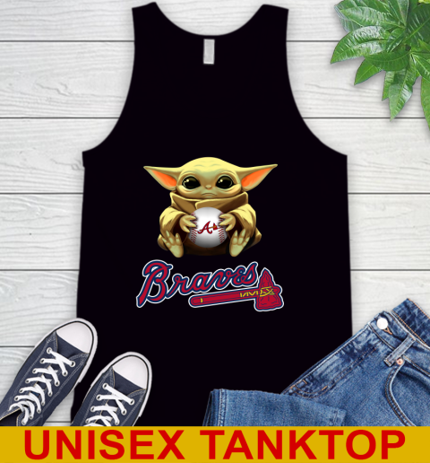 MLB Baseball Atlanta Braves Star Wars Baby Yoda Shirt 71