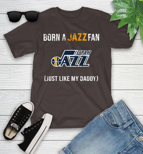 NBA Utah Jazz Loyal Fan Just Like My Daddy Basketball Shirt Youth T-Shirt 6