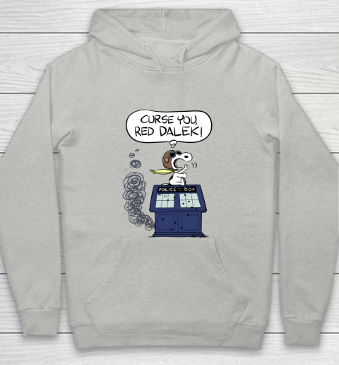 Doctor Who Shirt Snoopy Curse You Red Dalek Youth Hoodie