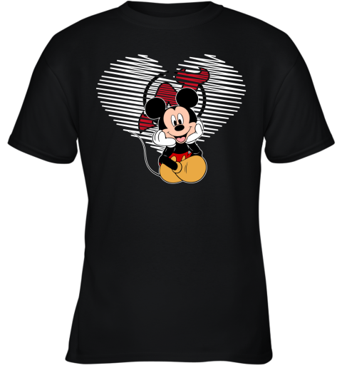 NHL New Jersey Devils Mickey Mouse Disney Hockey T Shirt Youth T-Shirt