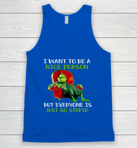 Tee Christmas Grinch Xmas funny quotes Tank Top 4