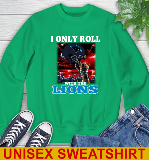 Carolina Panthers NFL Football I Only Roll With My Team Sports Sweatshirt 8