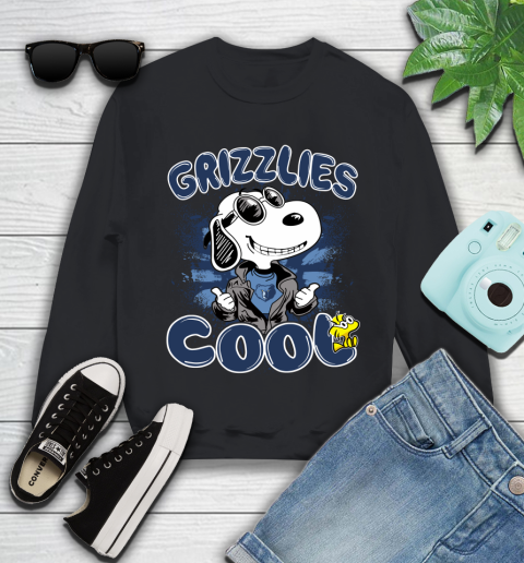 NBA Basketball Memphis Grizzlies Cool Snoopy Shirt Youth Sweatshirt