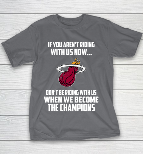 NBA Miami Heat Basketball We Become The Champions Youth T-Shirt 5
