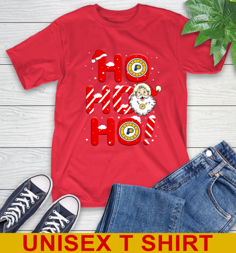Indiana Pacers NBA Basketball Ho Ho Ho Santa Claus Merry Christmas Shirt T-Shirt 12