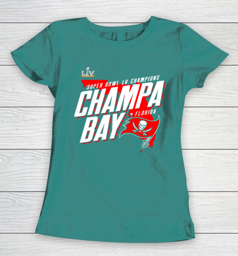 Champa Bay Tampa Bay Buccaneers Super Bowl LV Champions Women's T-Shirt 10