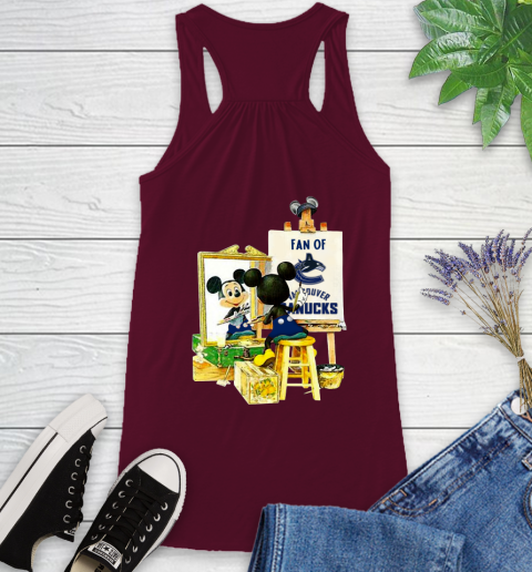 NHL Hockey Vancouver Canucks Mickey Drawing Shirt 38