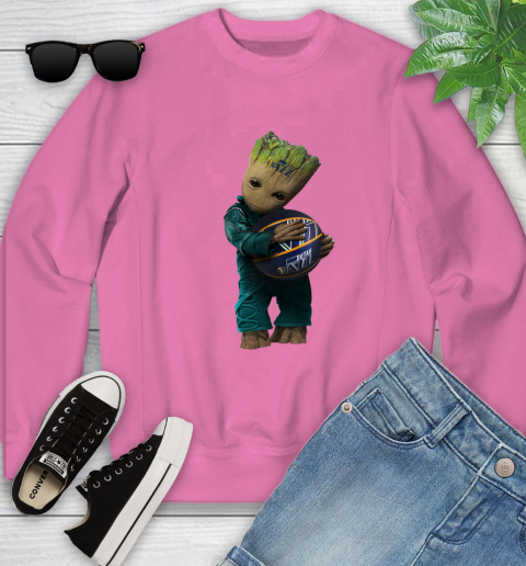 NBA Groot Guardians Of The Galaxy Basketball Sports Utah Jazz Youth Sweatshirt 7
