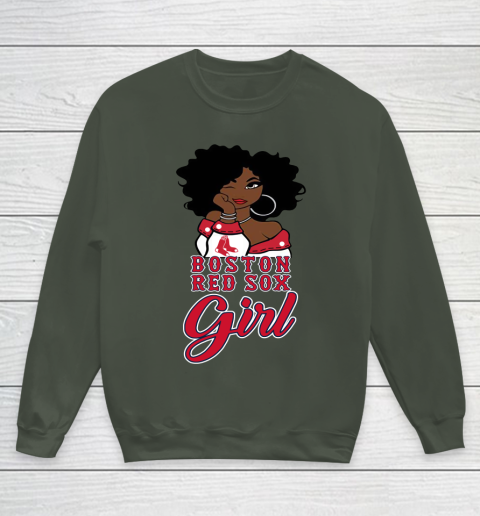 Boston Red Sox Girl MLB Youth Sweatshirt 10