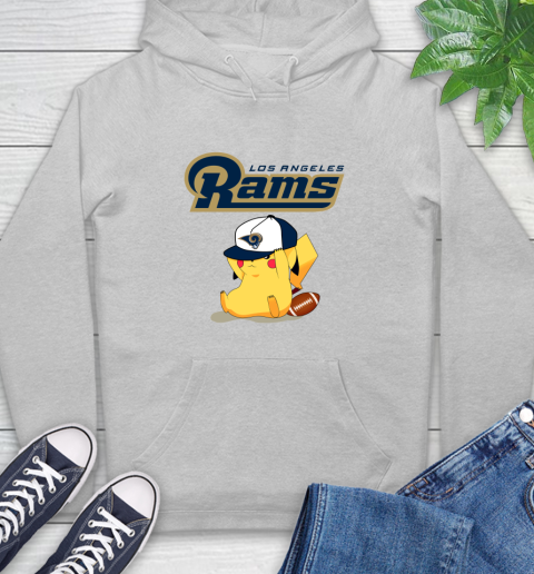 NFL Pikachu Football Sports Los Angeles Rams Hoodie 6