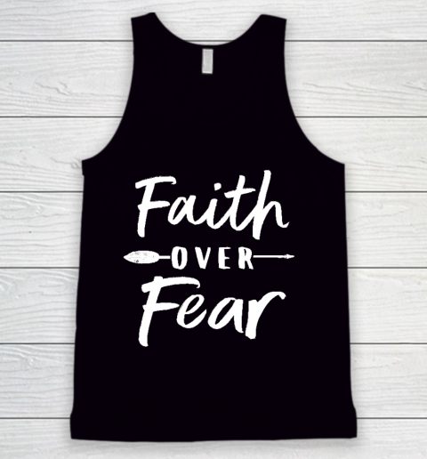 Faith Over Fear Fitted Tank Top