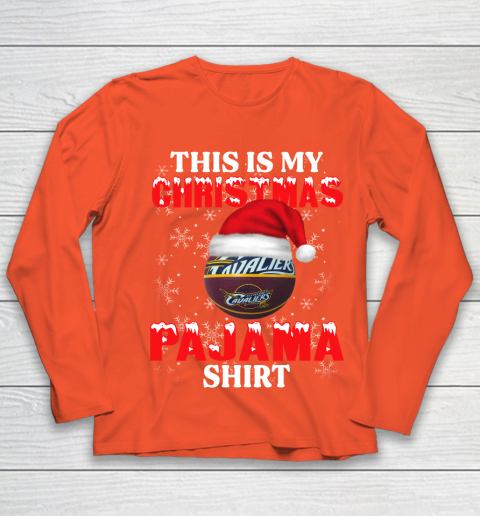 Cleveland Cavaliers This Is My Christmas Pajama Shirt NBA Youth Long Sleeve 3