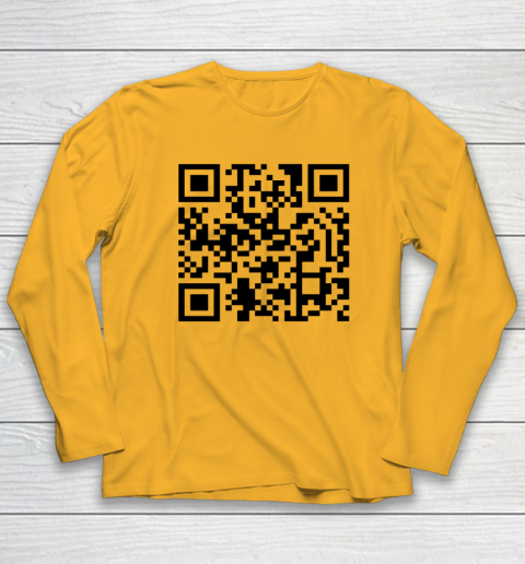 Trump Dance Troll QR Funny President Trump Dance Code Long Sleeve T-Shirt 2