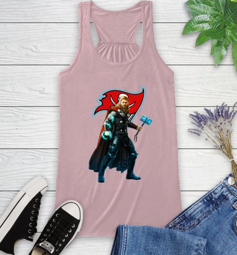NFL Thor Avengers Endgame Football Tampa Bay Buccaneers Racerback Tank 11