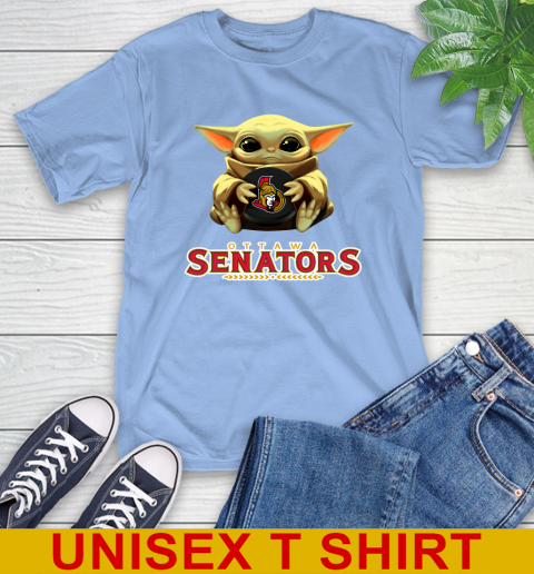NHL Hockey Ottawa Senators Star Wars Baby Yoda Shirt 11