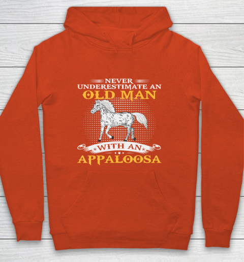 Father gift shirt Mens Never Underestimate An Old Man With An Appaloosa Horse Funny T Shirt Youth Hoodie 3