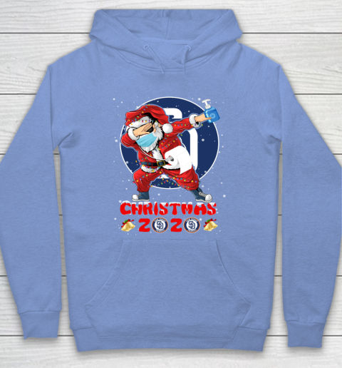 San Diego Padres Funny Santa Claus Dabbing Christmas 2020 MLB Hoodie 8