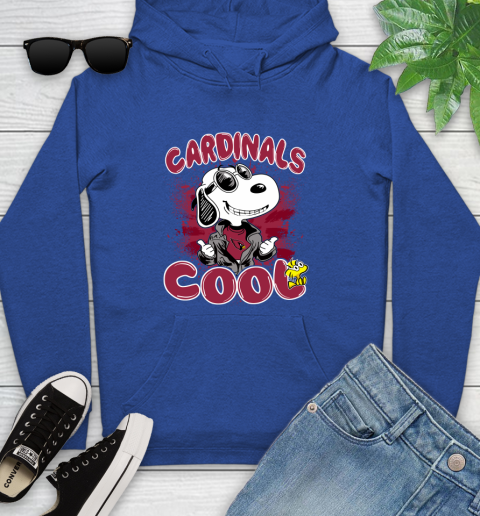 NFL Football Arizona Cardinals Cool Snoopy Shirt Youth Hoodie 9