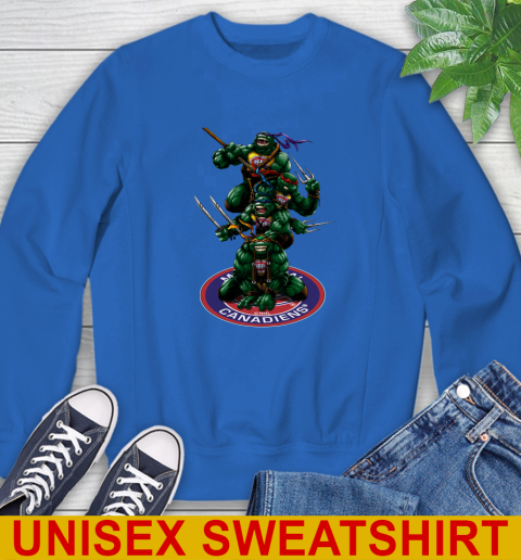 NHL Hockey Montreal Canadiens Teenage Mutant Ninja Turtles Shirt Sweatshirt 10 NHL Hockey Montreal Canadiens Teenage Mutant Ninja Turtles Shirt Sweatshirt - Image 10