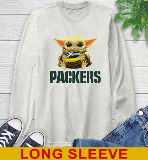 Baby yoda clearance packers shirt