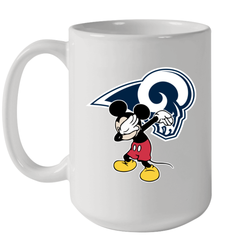 Los Angeles Rams NFL Football Dabbing Mickey Disney Sports Ceramic Mug 15oz