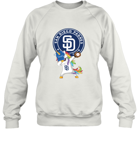 Hip Hop Dabbing Unicorn Flippin Love San Diego Padres Sweatshirt