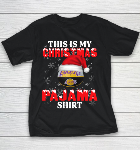 Los Angeles Lakers This Is My Christmas Pajama Shirt NBA Youth T-Shirt