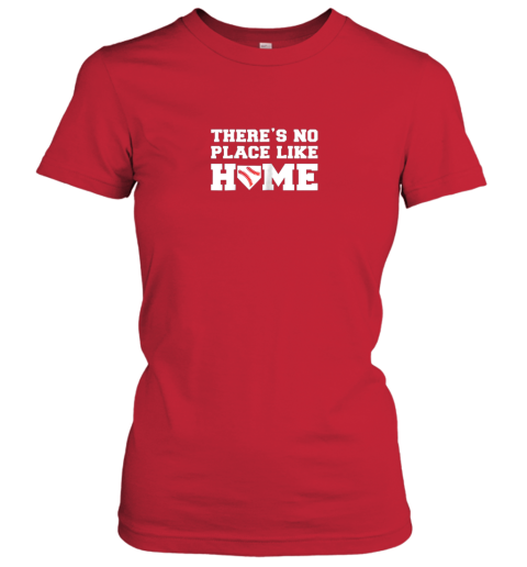 6fls there39 s no place like home baseball shirt kids baseball tee ladies t shirt 20 front red