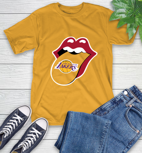 Los Angeles Lakers NBA Basketball Lips I Root For My Team Adoring Fan 3