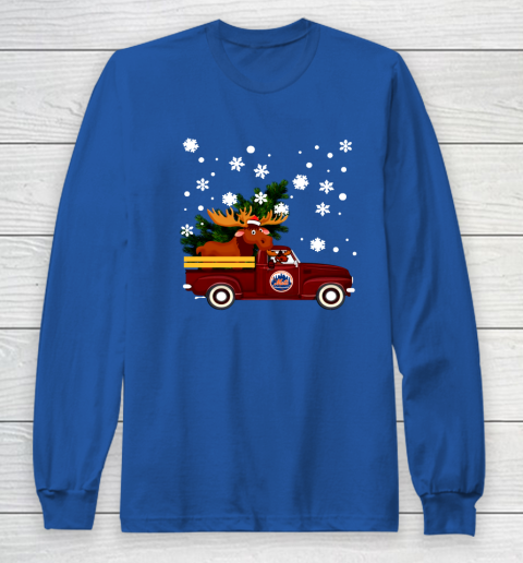 New York Mets Bring Christmas Home MLB Long Sleeve T-Shirt 6