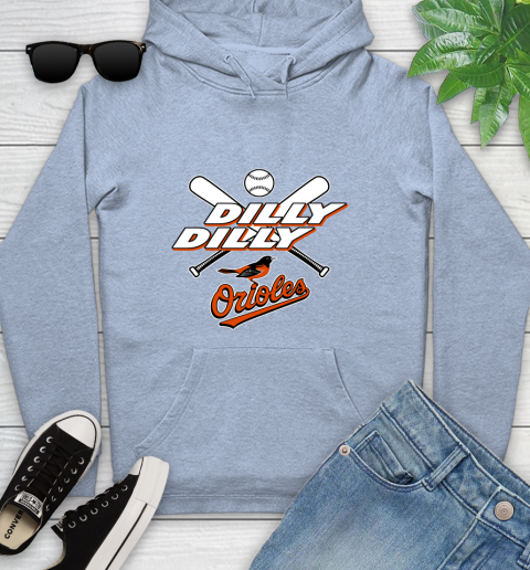MLB Baltimore Orioles Dilly Dilly Baseball Sports Youth Hoodie 10