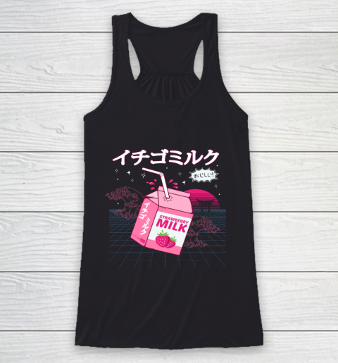 Strawberry Milk  VAPORWAVE Harajuku Racerback Tank