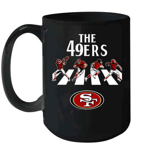 NFL Football San Francisco 49ers The Beatles Rock Band Shirt Ceramic Mug 15oz