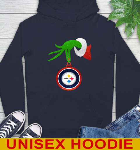 Pittsburgh Steelers Grinch Merry Christmas NFL Football Hoodie 4