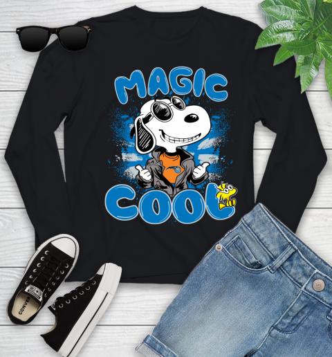 NBA Basketball Orlando Magic Cool Snoopy Shirt Youth Long Sleeve
