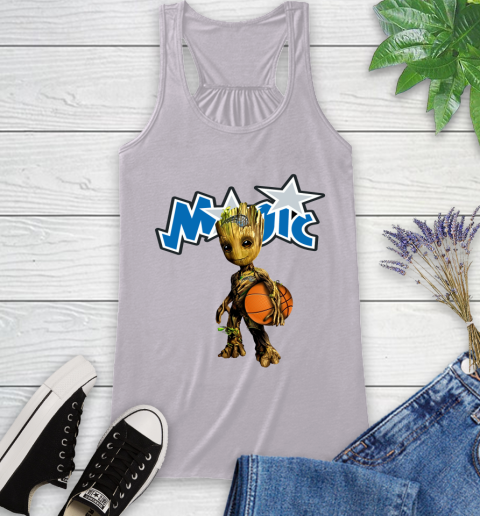 Orlando Magic NBA Basketball Groot Marvel Guardians Of The Galaxy Racerback Tank 5