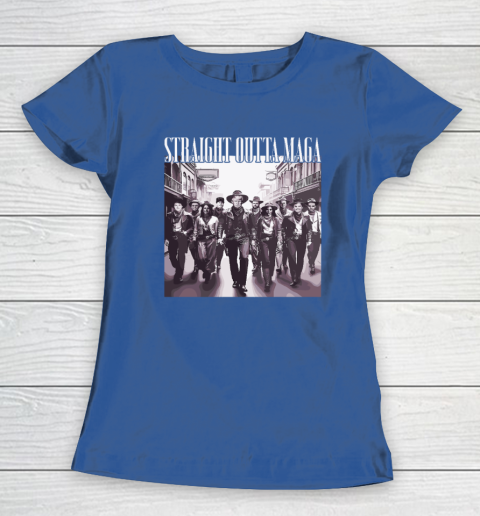Straight Outta Maga Funny Trump 2024 Women's T-Shirt 6