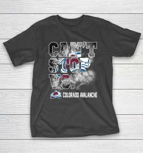 NHL Colorado Avalanche Hockey Can't Stop Vs T-Shirt